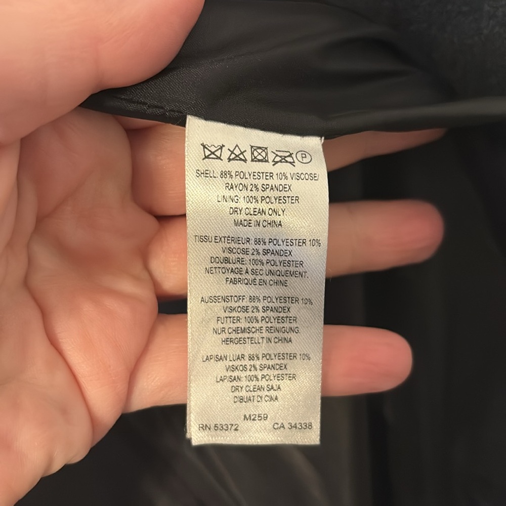 French Connection Gray Coat - Picture 4 of 5